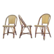 Hardy rattan bistro chairs - antique rattan chairs