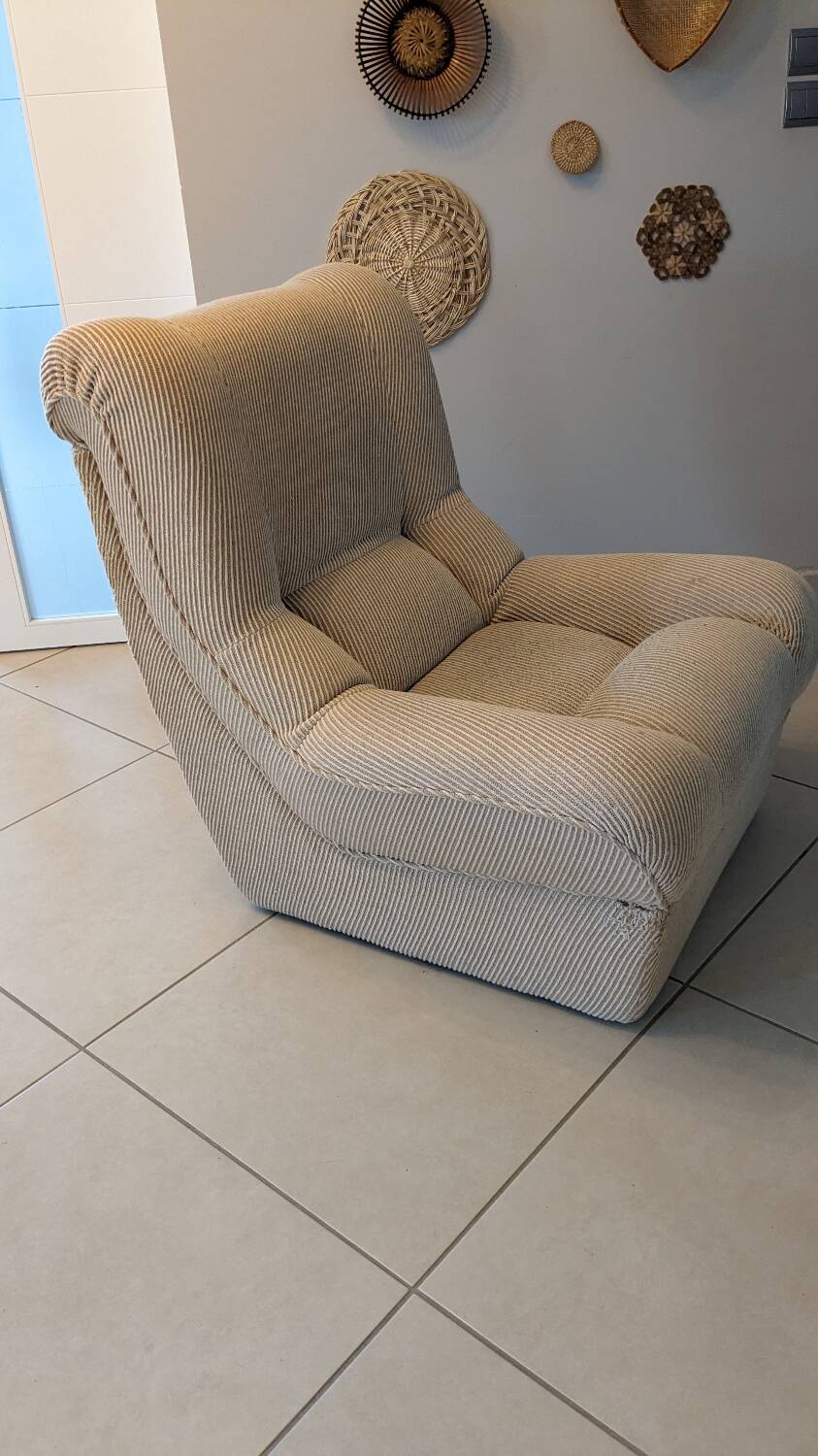 Vintage 70s "Space age" armchair