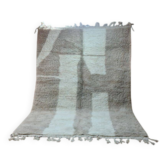 Tapis Béni Ourain Authentique 300x200 cm - 100% Laine, Fait Main