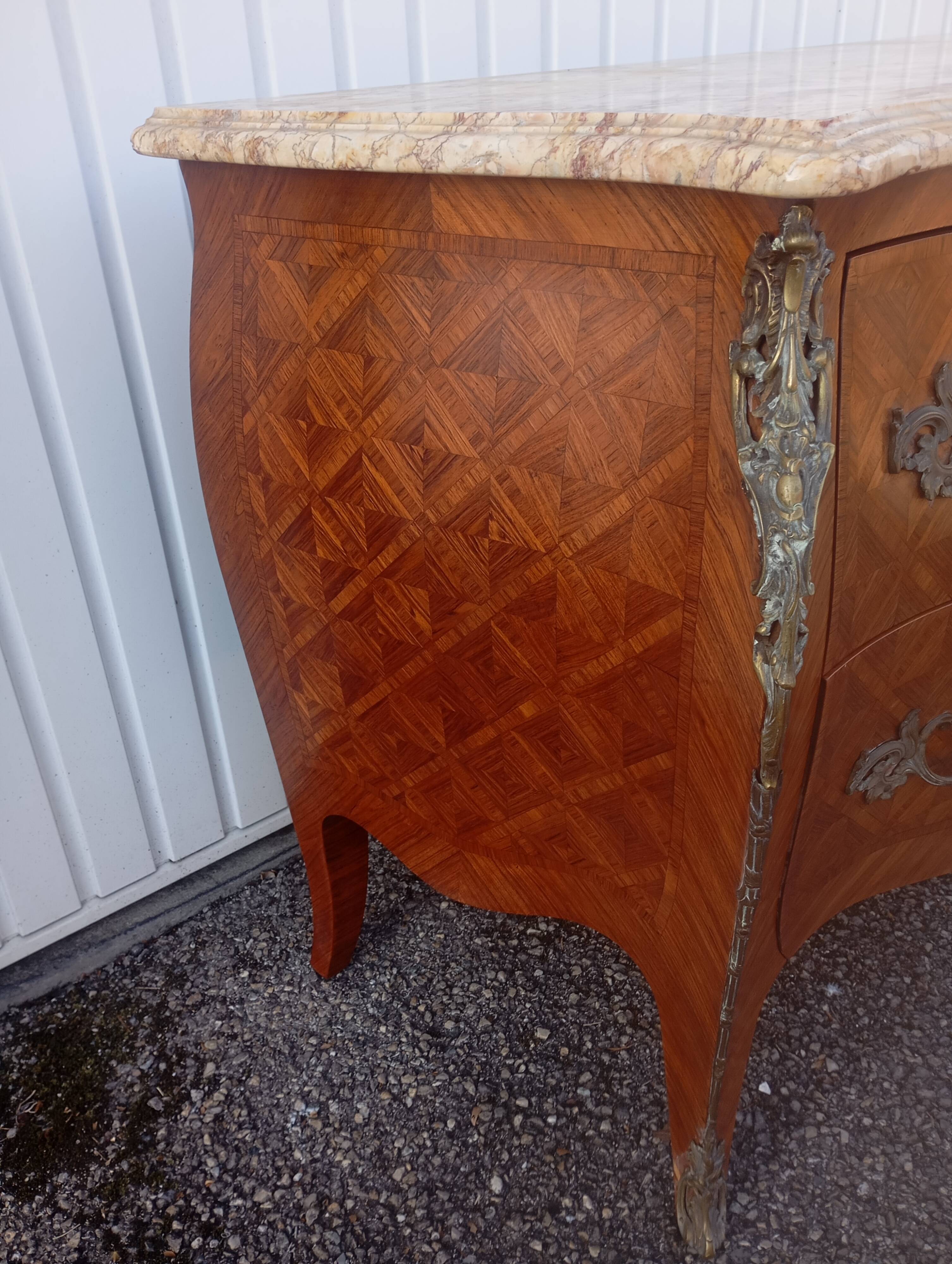 Louis XV marquetry commode