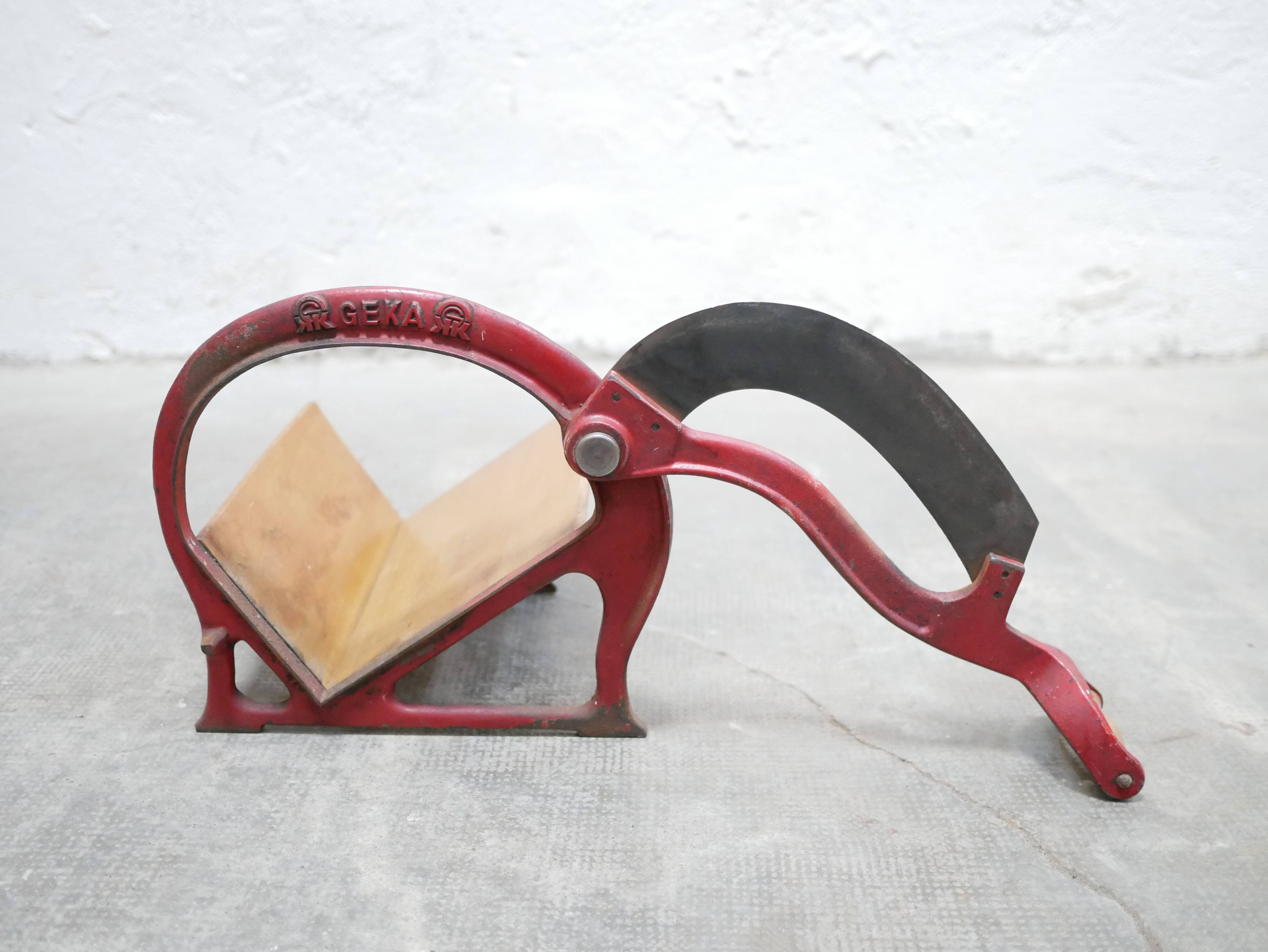 Slicer, vintage bread cut by Geka