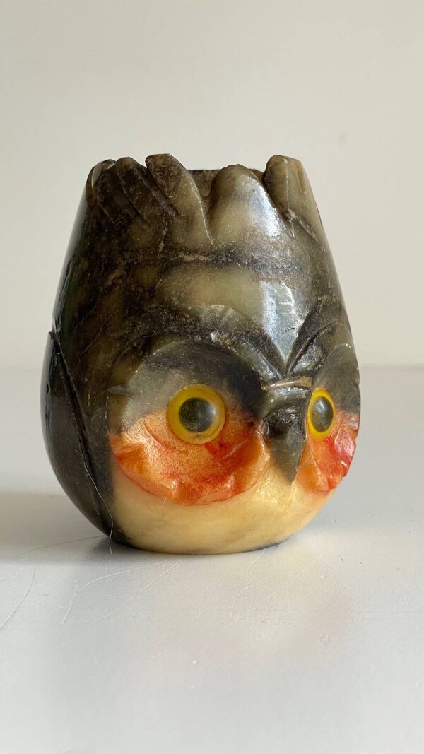 Bougeoir pierre d'albâtre made in italy vintage