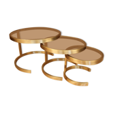 Série de tables gigognes années 70