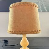 Onyx and jute lamp