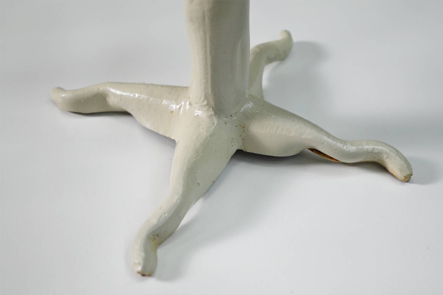White brutalist tree candle holder “tree of life” 1970s.