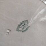 Hollow dish iron earth K&G Lunéville model Huguette