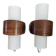 Pair of Louis Kalff NX40 wall lights for Philips – 1960