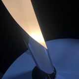 Vintage Floor Lamp • Flame • Stainless Steel • Space Age • 1970