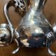 3-piece tea/coffee service in silver-plated metal by silversmith François Frionnet