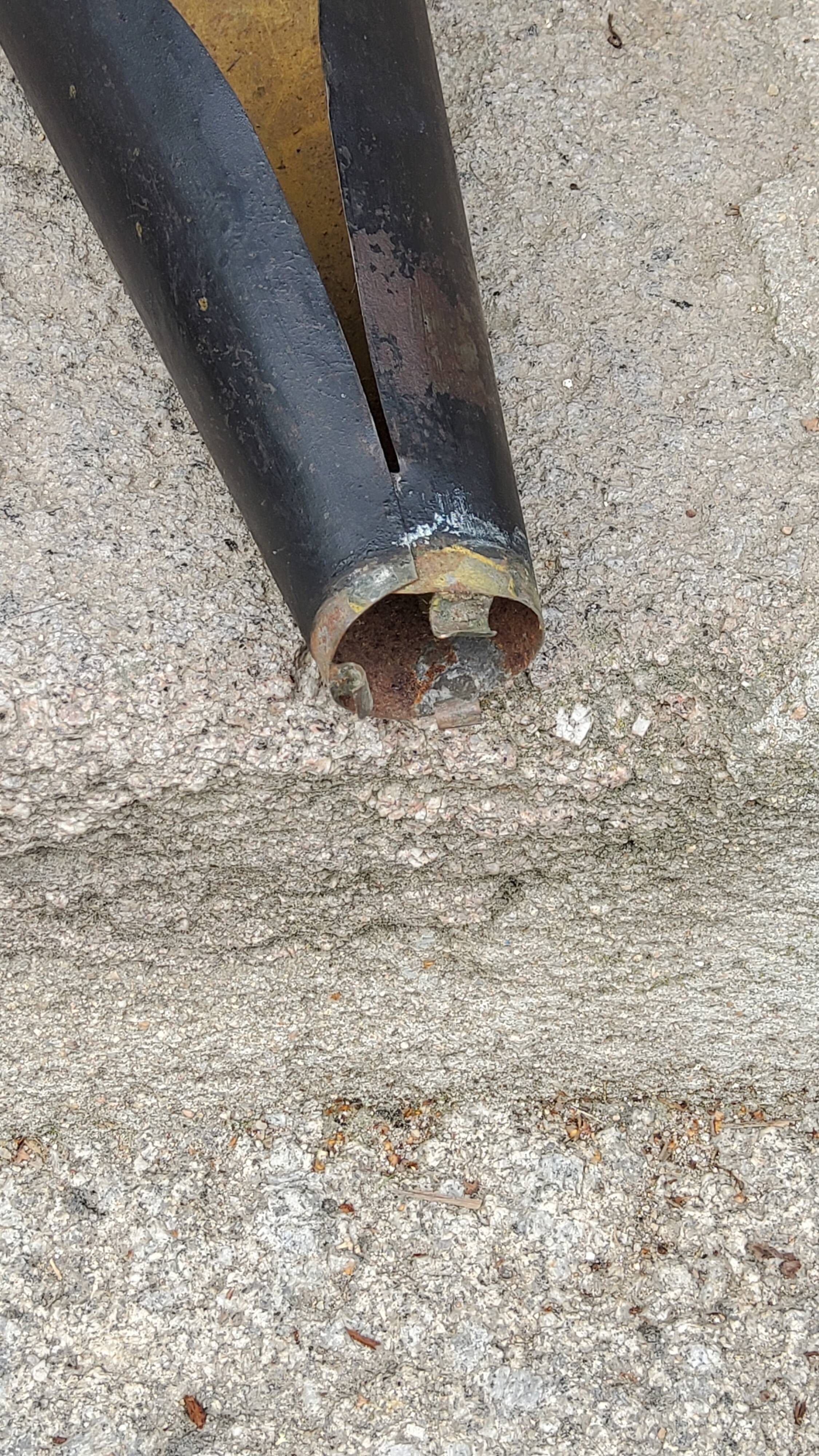 Pair of vintage 50s copper and metal wall lights