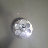 Very rare Adlumen lamp / pendant, inox wired