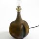 Very beautiful 1960s ceramic table lamp with original fabric shade