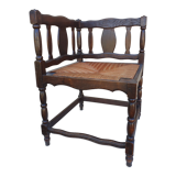 Vintage fireside armchair