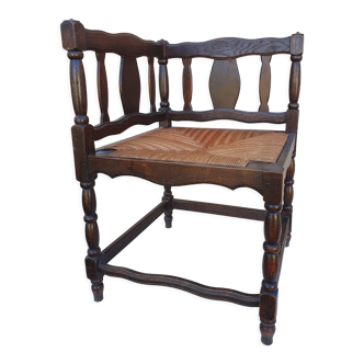 Vintage fireside armchair
