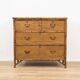 Antique bamboo and woven rattan commode – late 19th century