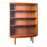 Bibliothèque, Vitrine, Danoise en Teck par Borge Mogensen pour Soborg Mobelfabrik 1960.