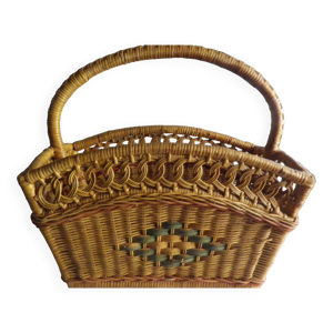 porte revue rotin bambou