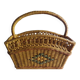 Rattan bamboo magazine holder