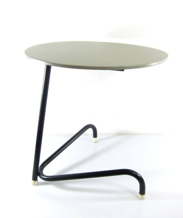 Table d'appoint ronde Pilastro des années 1950, rare.