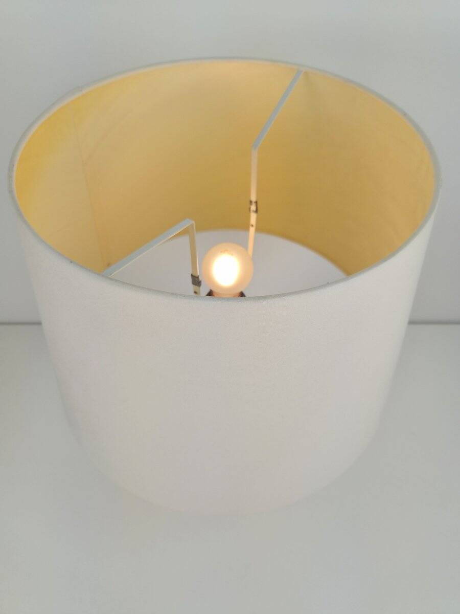 Alabaster Amphora Shaped Mother Table Lamp by Nelson Bloncourt, 1960s