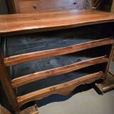 Curved Louis XV commode, 18th century.