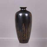 Art Deco brassware vase