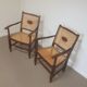 Monastery / medallion / webbing arm chairs / 1930s