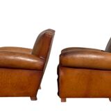 Paire de Fauteuils Club