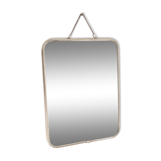 Vintage chain barber mirror
