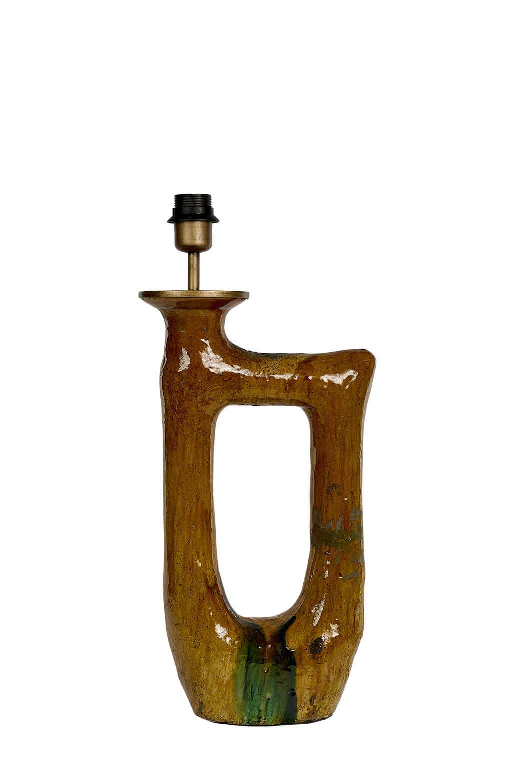 Ochre Tamegroute lamp