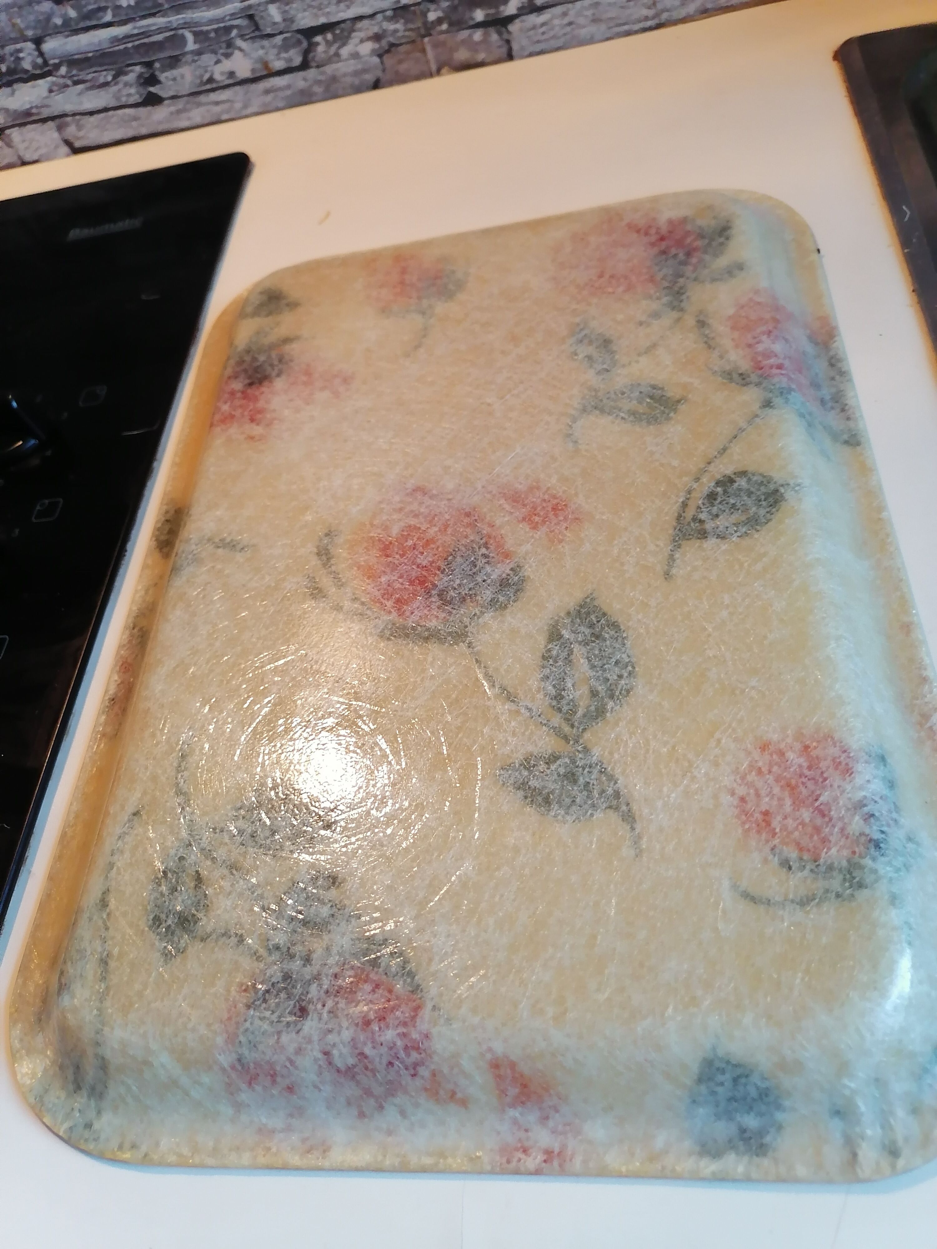 Flower meal tray 1960