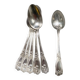 6 Art Nouveau teaspoons