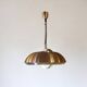Vintage Space Age pendant chandelier in the style of Lakro Amstelveen.