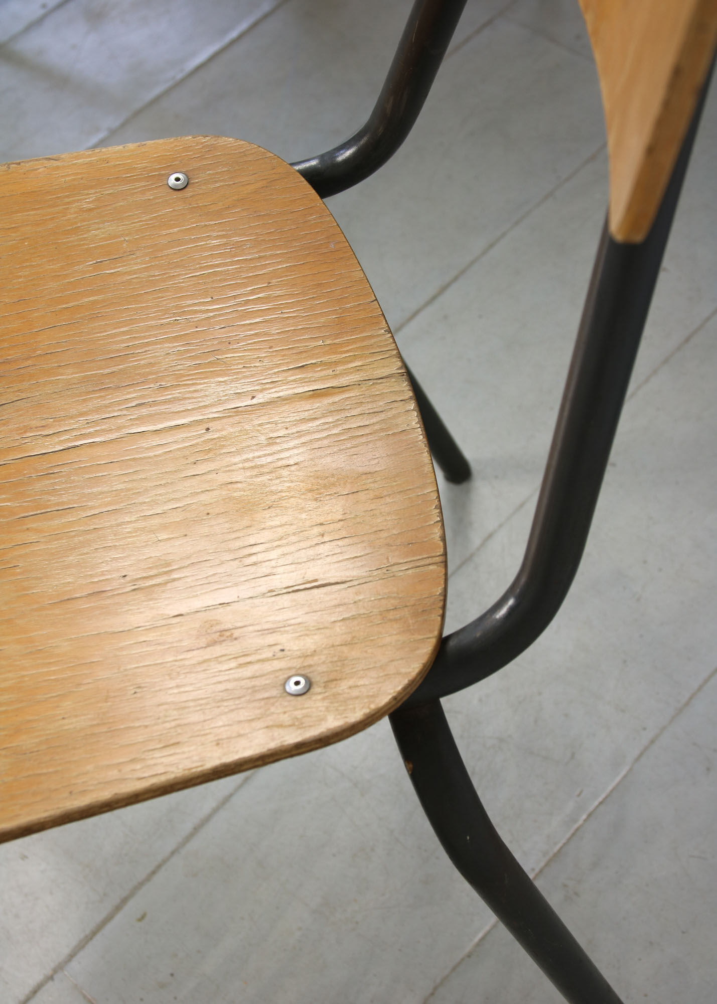 Vintage Plywood School Chair