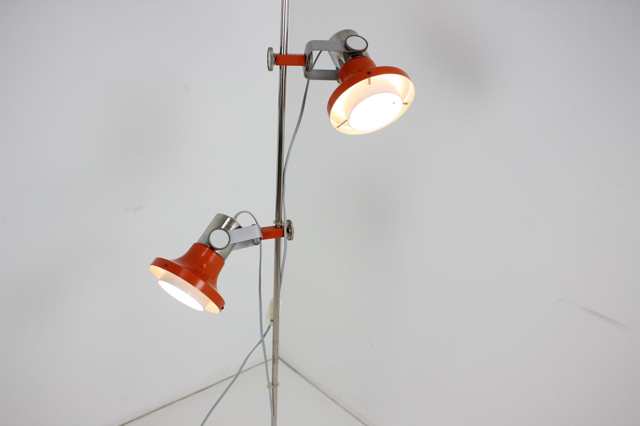 Design adjustable floor lamp by Pavel Grus for Kamenicky Senov, 1970s