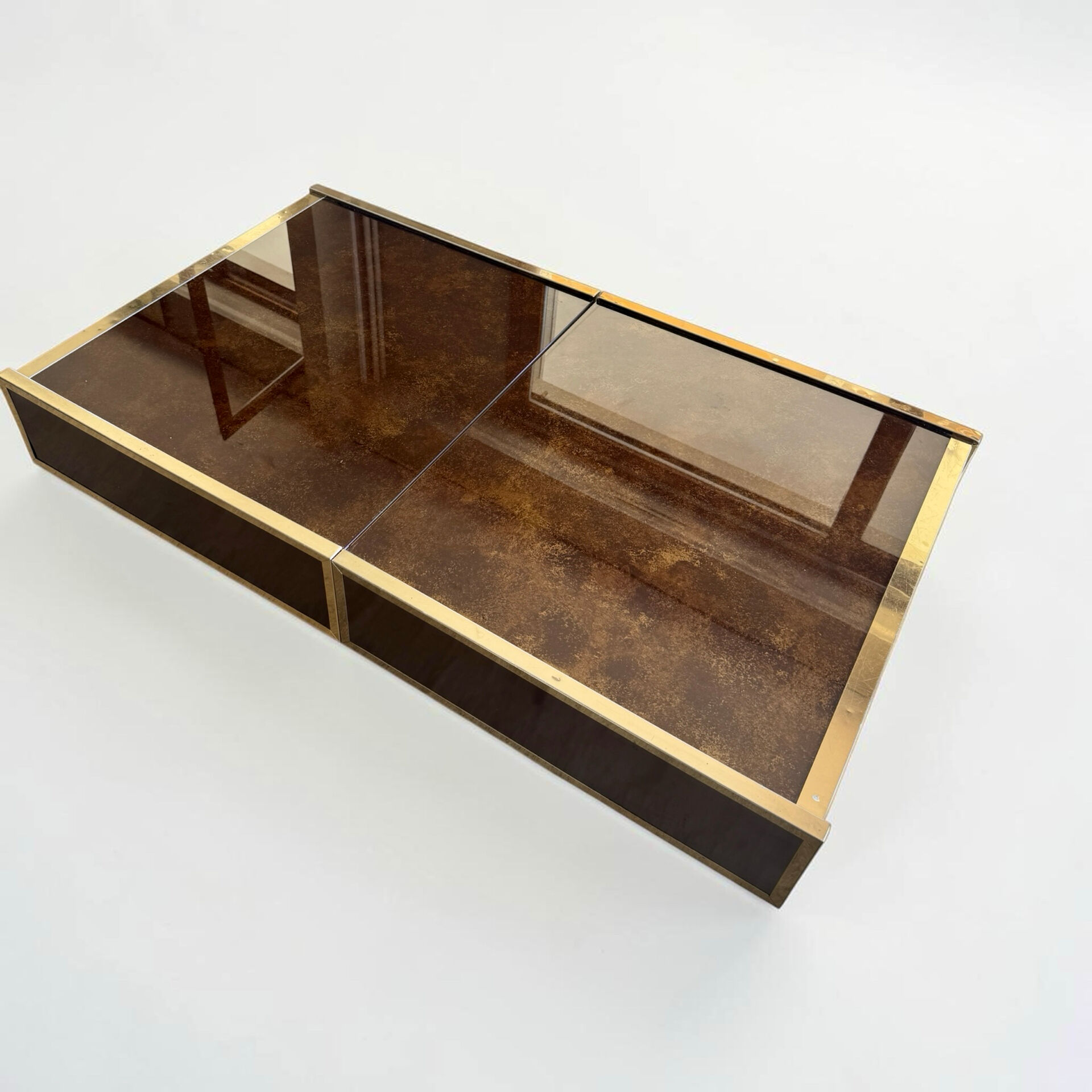 Coffee table bar Maison Lancel, Willy Rizzo style