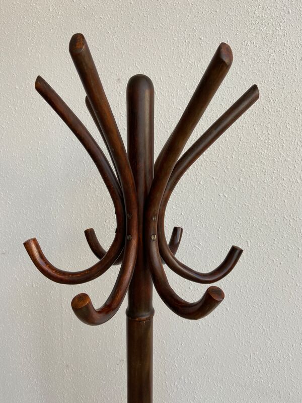 Porte-manteaux sur pied vintage perroquet 1980