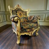 Vintage baroque armchair / armchair / armchair