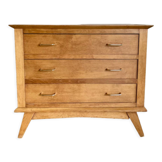 Vintage chest of drawers compass feet