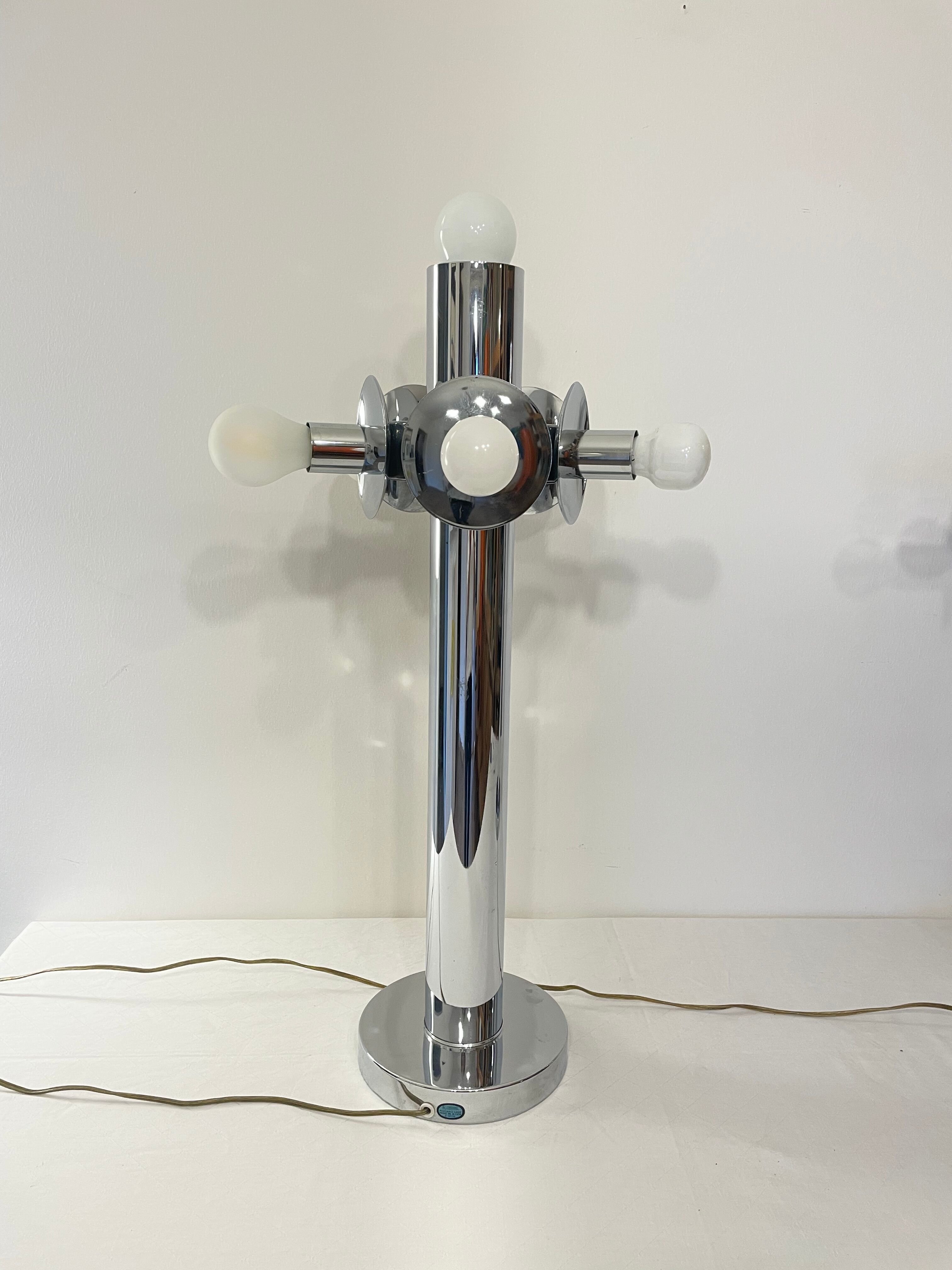 Large pair of Space Age lamps