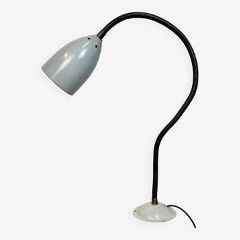 Grey Industrial Gooseneck Table Lamp from Philips, 1960s
