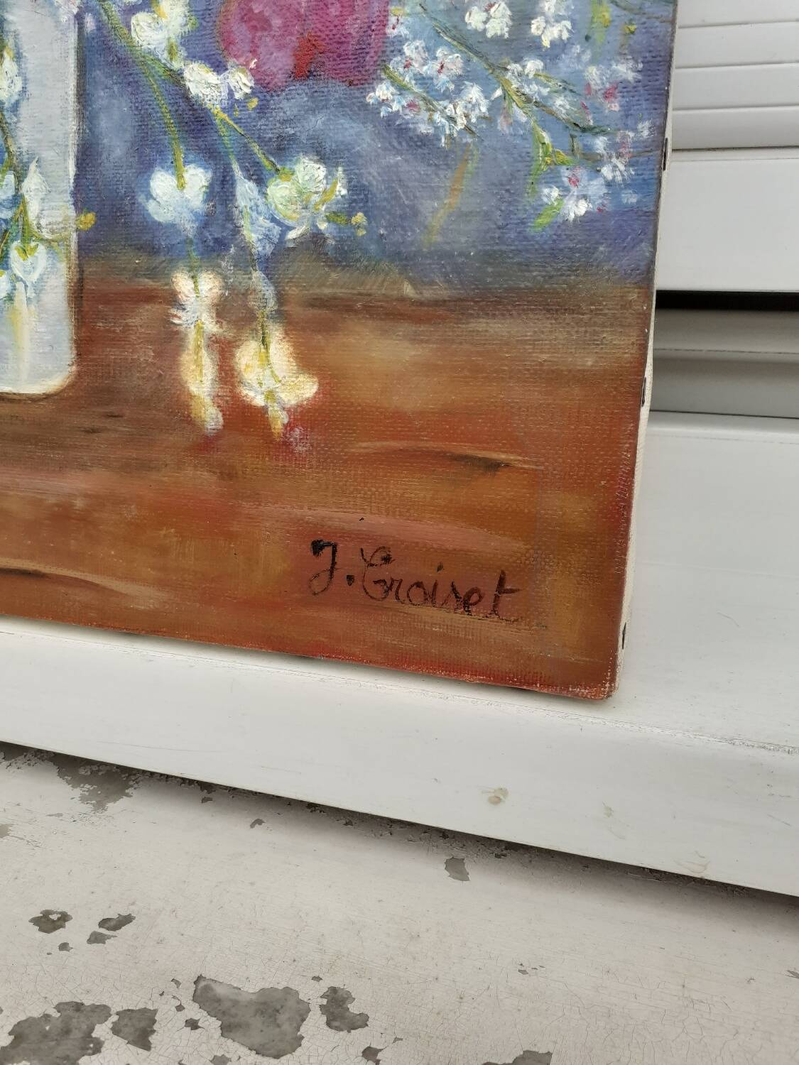 Oil painting on canvas "Bouquet"