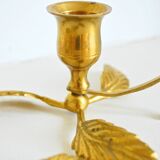 Pair of brass candlesticks