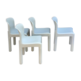4 chairs model 4875 by Carlo Bartoli for Kartell