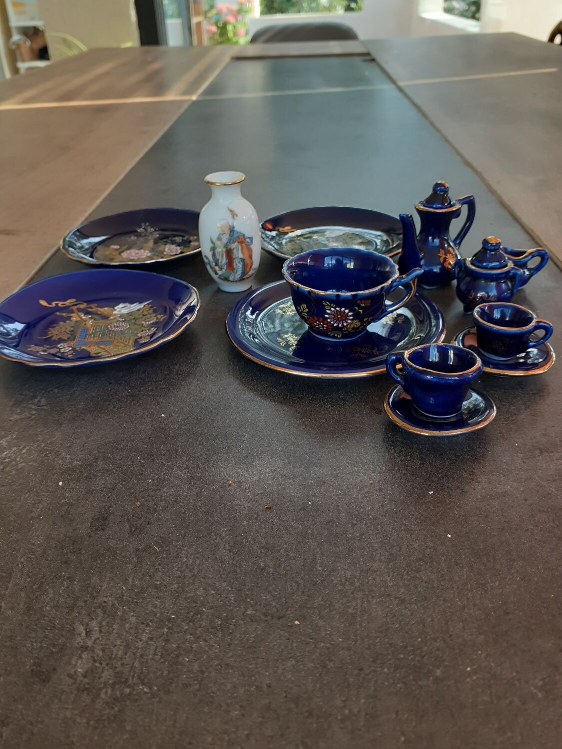 Japanese miniature set