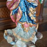 Antique small wooden sculpture, Immaculate Virgin, South America, 19th century