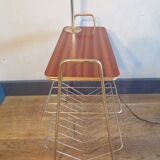 Vintage lamppost with tablet