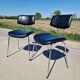 Set of 2 60s designer chairs