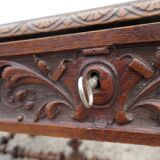 Renaissance style oak desk