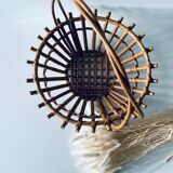 Old rattan basket